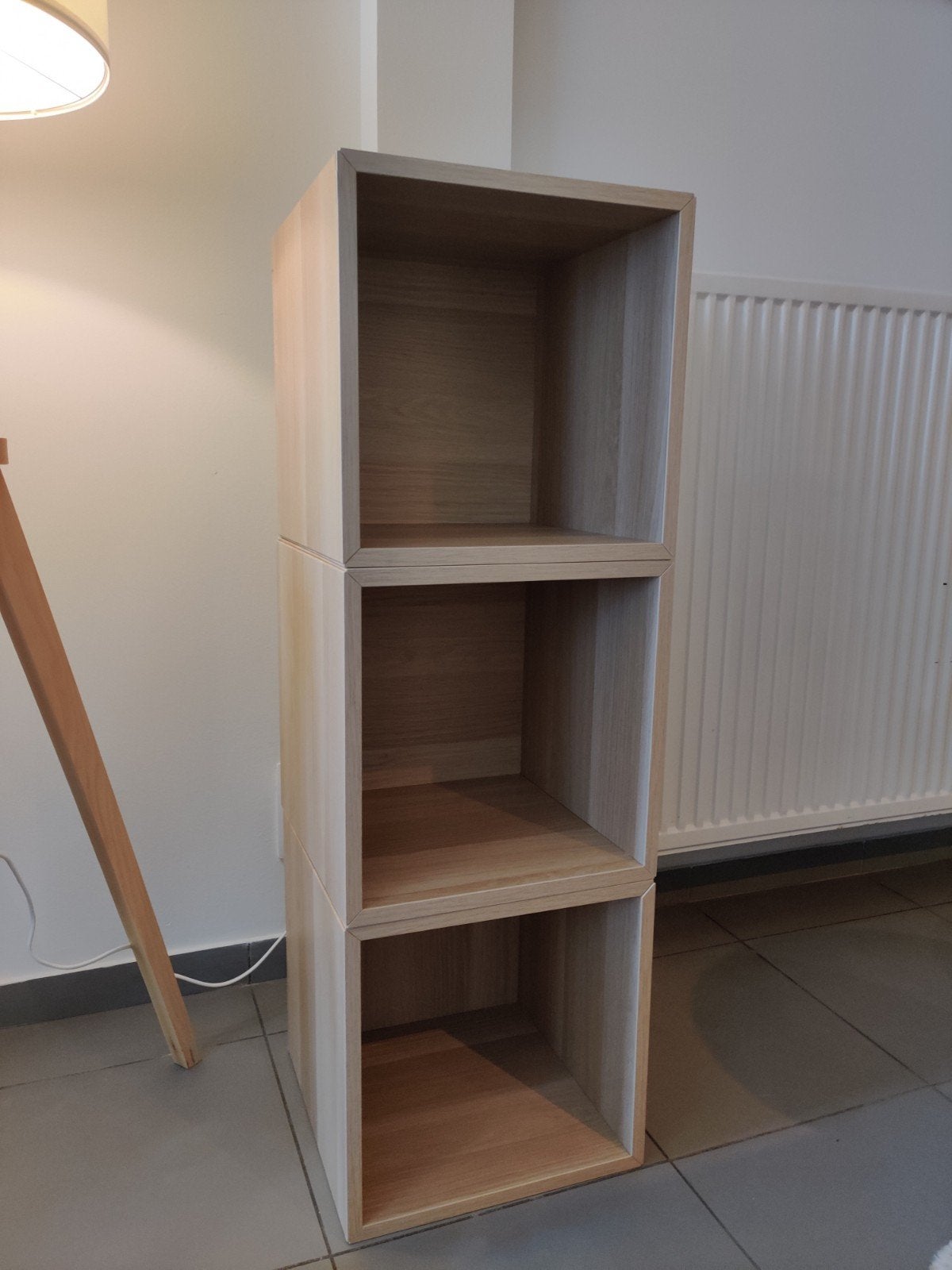 3 EKET Ikea kastjes, 25 à 50 cm, Chêne, Moins de 100 cm, Comme neuf