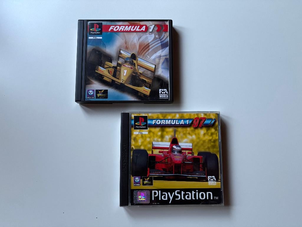 FORMULA ONE PS1, Gebruikt, Racen en Vliegen, 2 spelers, Ophalen of Verzenden