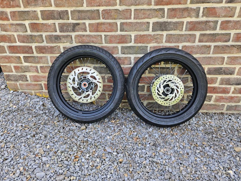 17" supermotard-velgen, Motoren, Onderdelen | Merk-onafhankelijk, Gebruikt, Ophalen