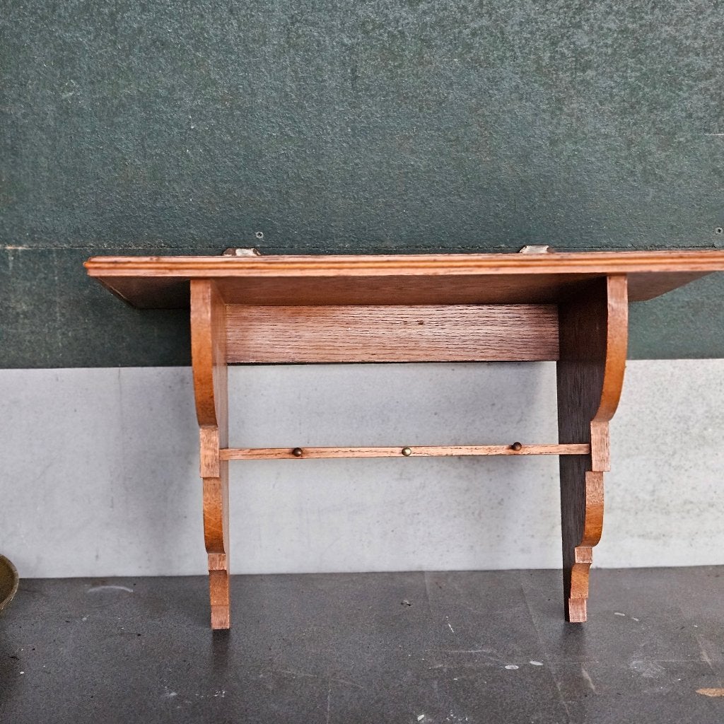 Donker bruin eiken rekje, Antiek en Kunst, Ophalen