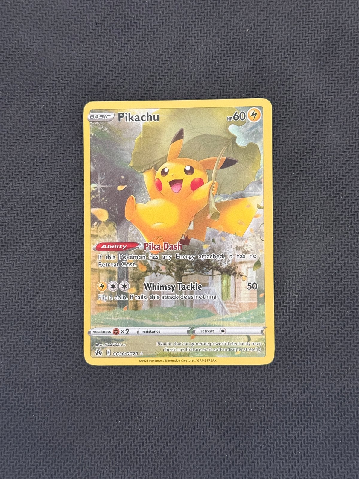 Pikachu GG30/GG70 Holo Rare Pokemon Crown Zenith, Ophalen of Verzenden, Zo goed als nieuw