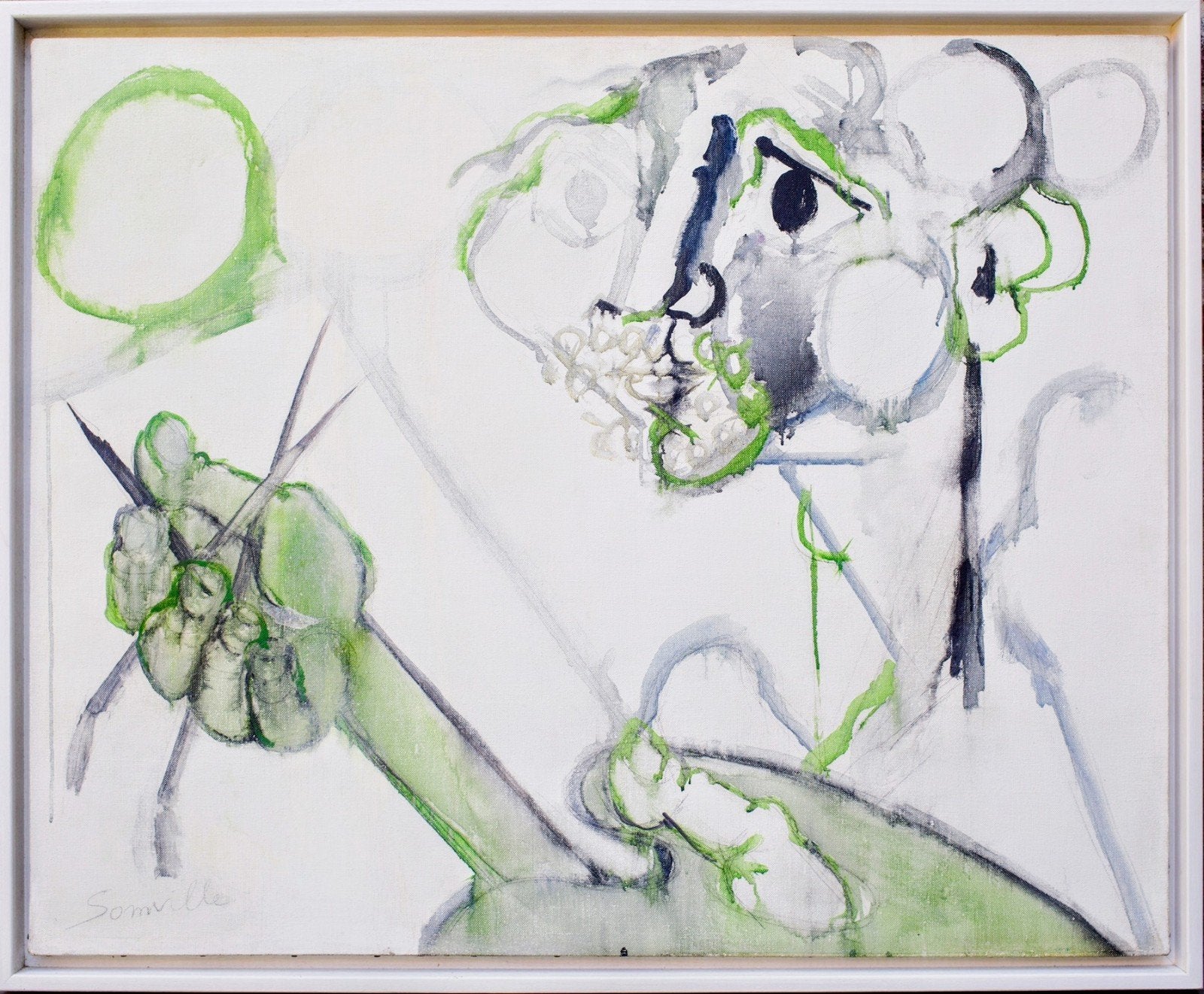 Prachtige schilderij van Roger Somville, Antiquités & Art, Enlèvement