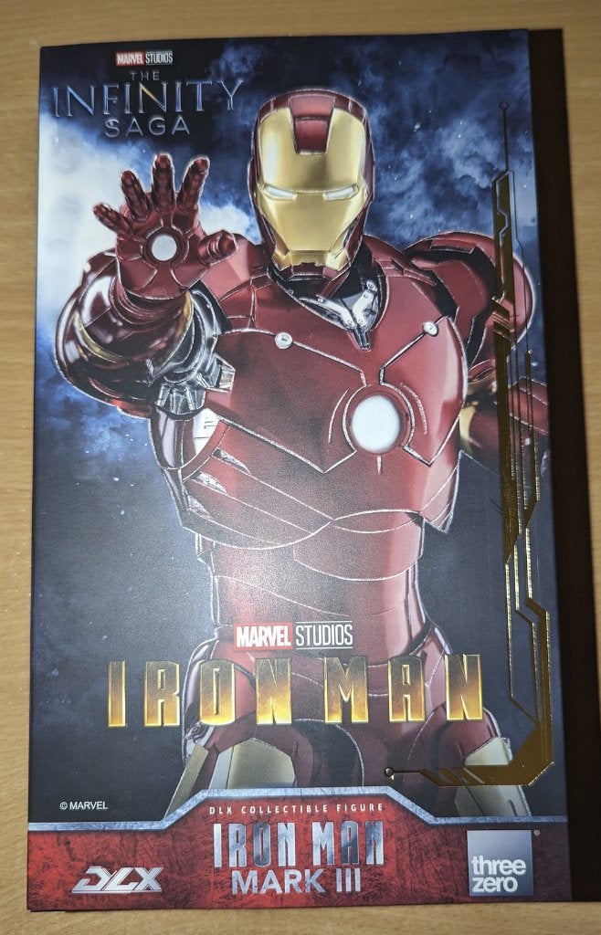 threezero DLX Iron Man Mark III / 3 Marvel Avengers, Envoi, Comme neuf