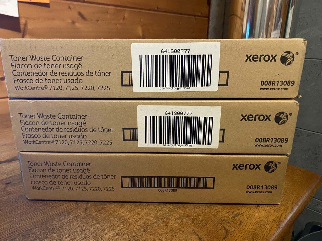 3x Nieuw Xerox Waste Toner Container 008R13089, Enlèvement ou Envoi, Neuf, Autres types, Xerox