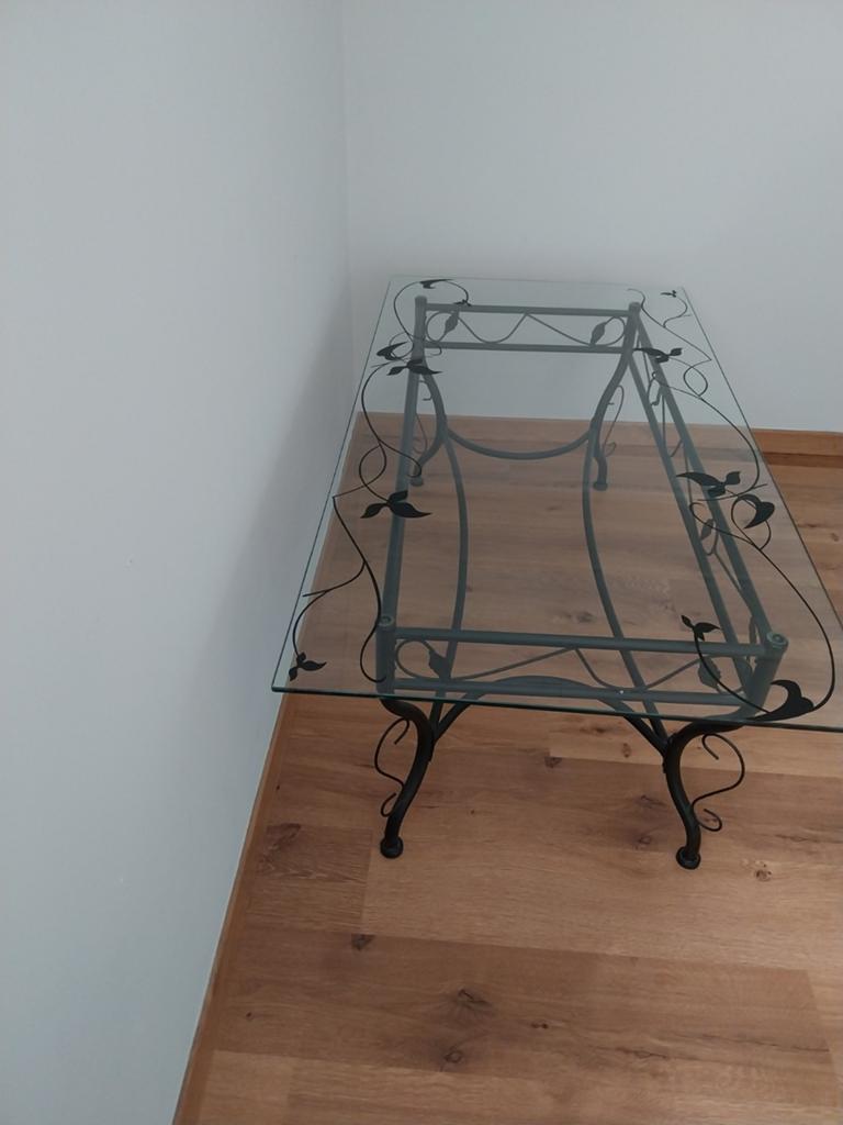 Table, Maison & Meubles, Utilisé, Verre