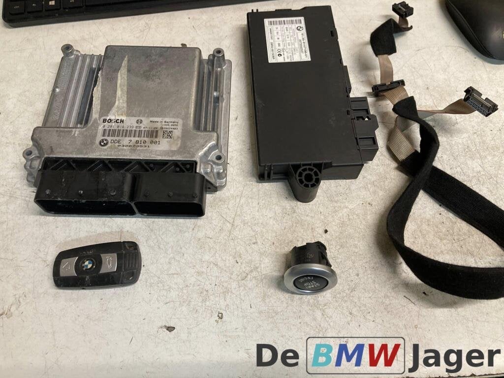 DDE + CAS-module + Sleutel BMW E90 E91 7810001 N47N2, Autos : Pièces & Accessoires, Électronique & Câbles, BMW, Utilisé, Enlèvement ou Envoi