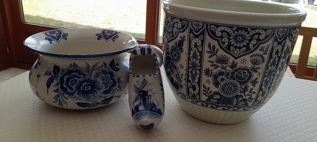 delfs blauwe potten, Ophalen