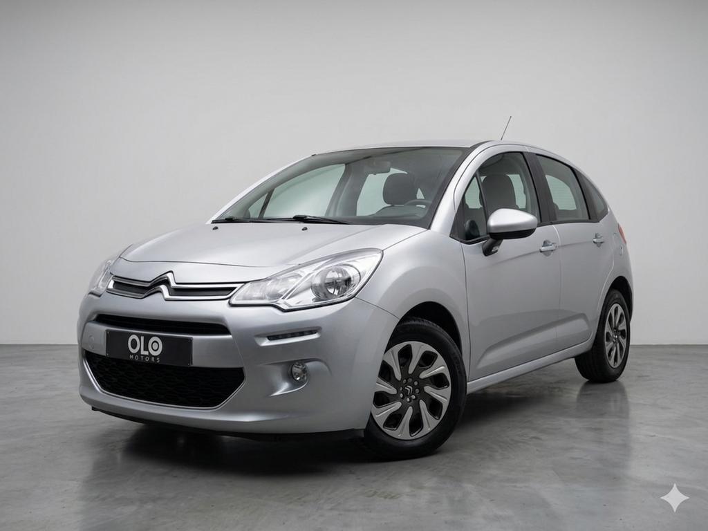 CITROEN C3 1.6 HDI GPS ONDERHOUDSBOEK CITROEN 124.000KM, Euro 5, Stof, Zwart, 4 cilinders