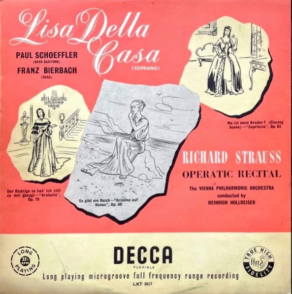 LP Richard Strauss Operatic Recital 1955 NM, Enlèvement ou Envoi, LP