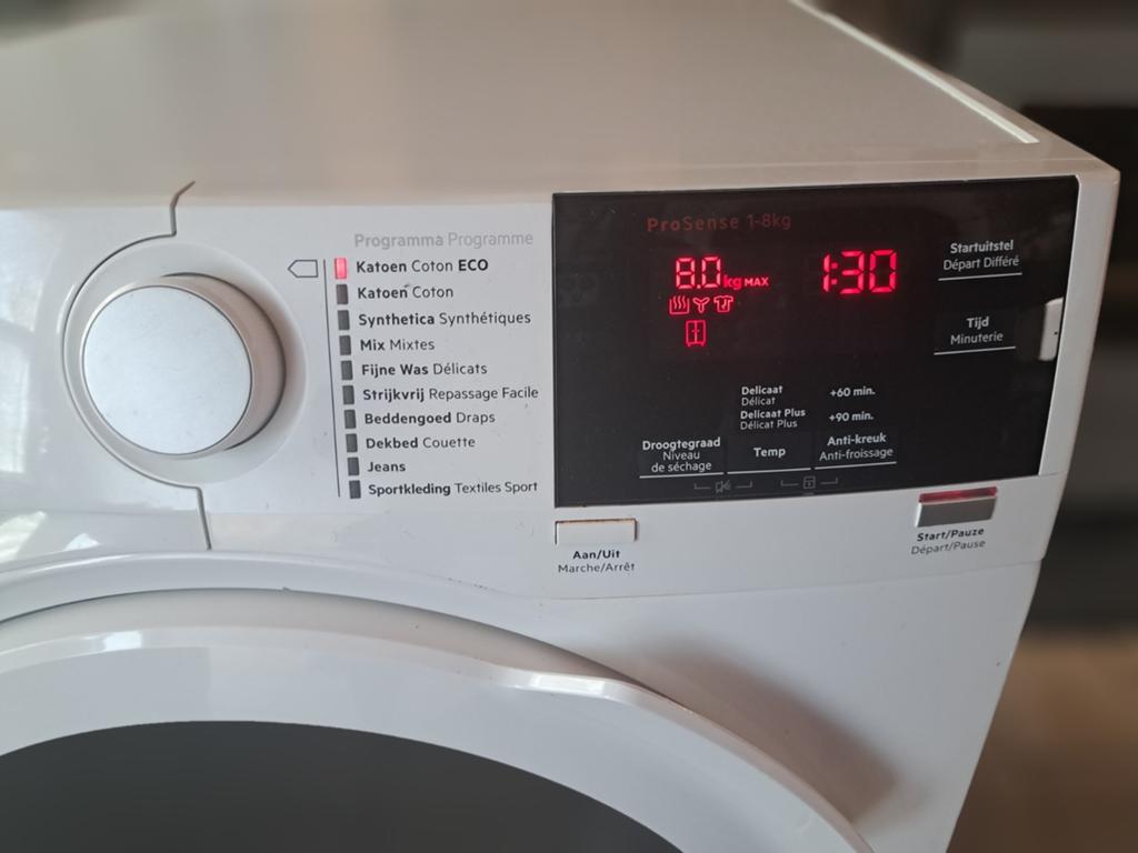 DROOGKAST AEG van 150 naar 100 euro, Ophalen