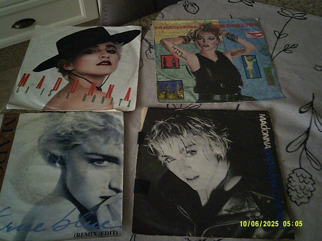 Madonna-Diverse vinylsingels ,ZGST 8 stuks, Enlèvement ou Envoi, 7 inch, 1980 - 1989, Comme neuf