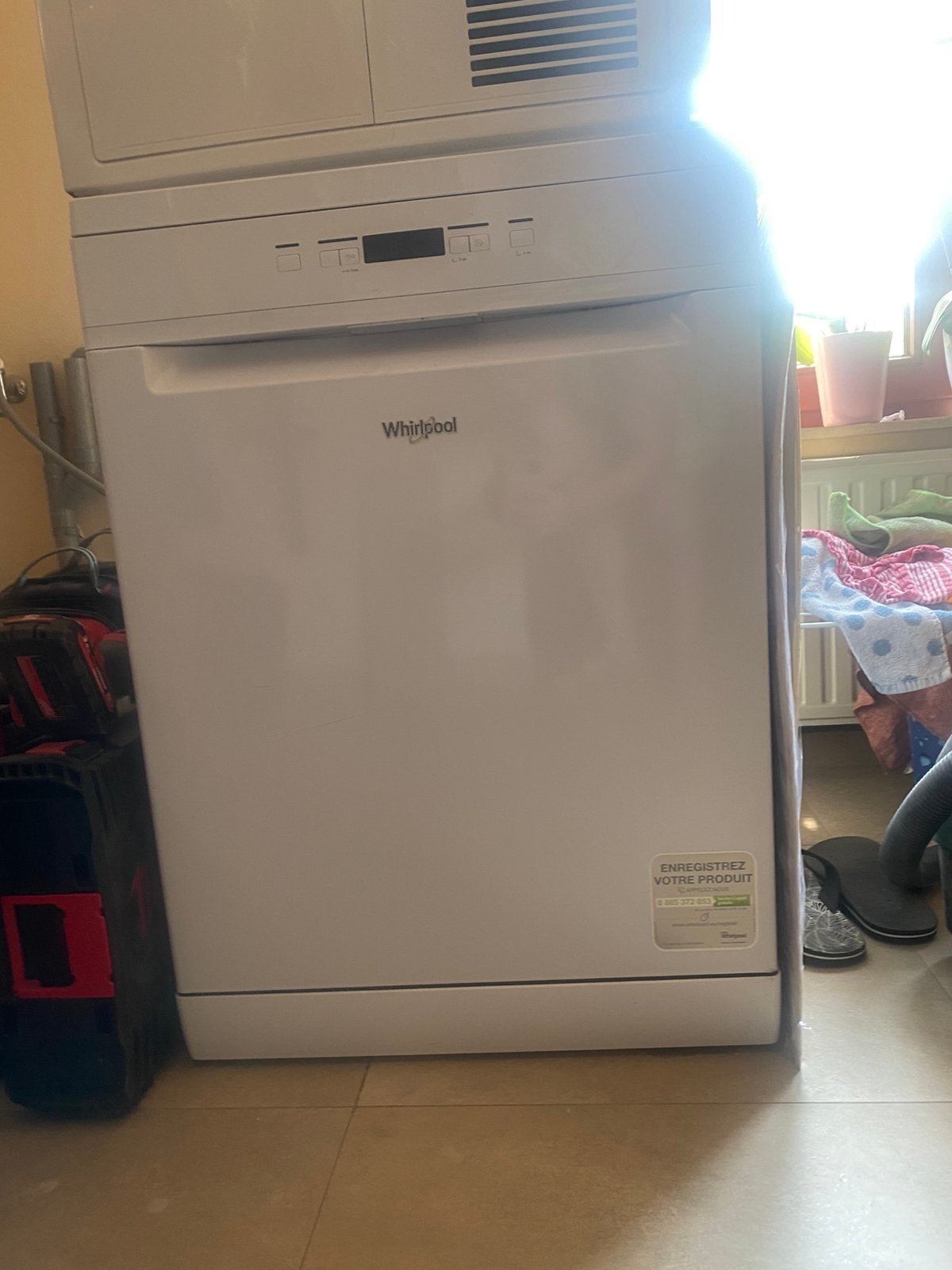 Afwasmachine, Enlèvement, Utilisé, Autoportant