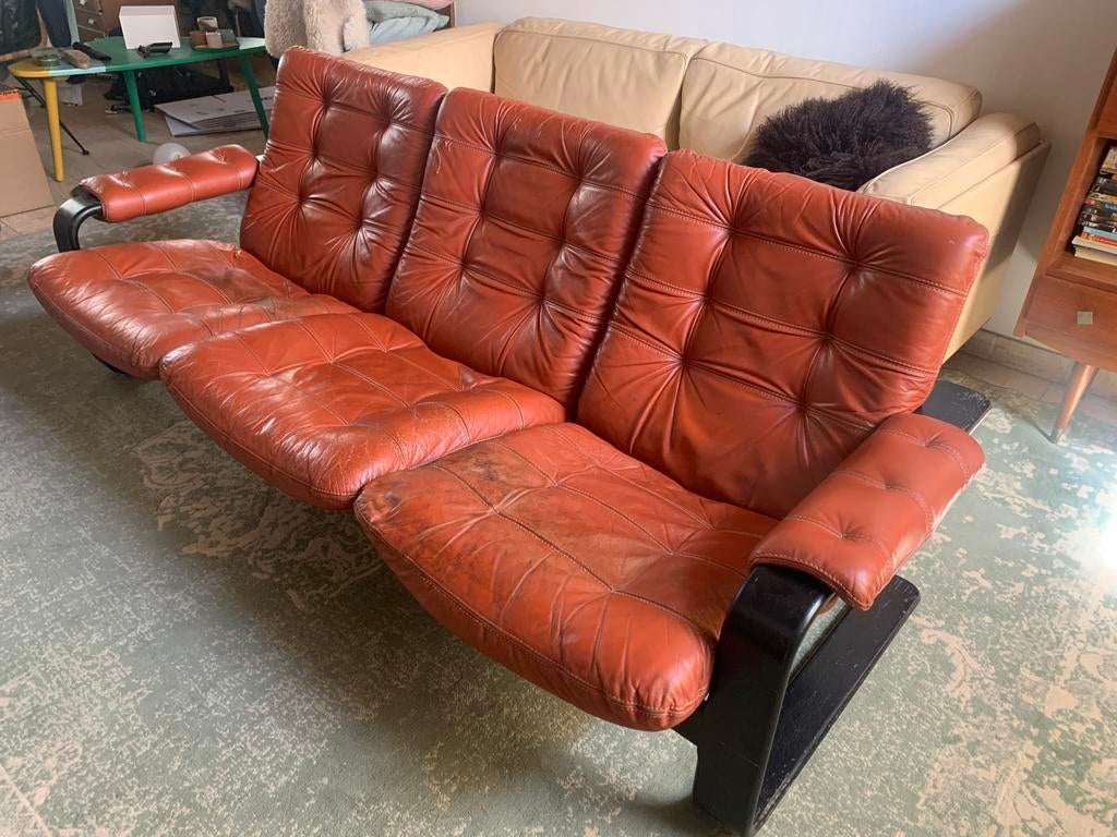 Knappe Vintage Zetel, 200 à 250 cm, Banc droit, Vintage Retro, Enlèvement