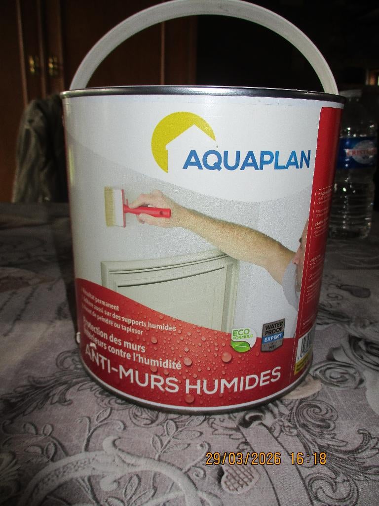hydrofuge aquaplan 2,5 litres, Bricolage & Construction, Peinture, Vernis & Laque, Neuf, Moins de 5 litres, Autres couleurs, Enlèvement