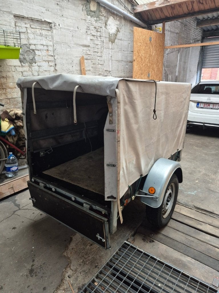 remorque bâché ( prix 450 euros ), Enlèvement, Utilisé