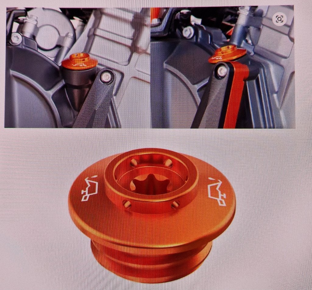 KTM 1290 Super Duke GT R, Super Duke Motorolievuldop Plug, Enlèvement ou Envoi, Neuf
