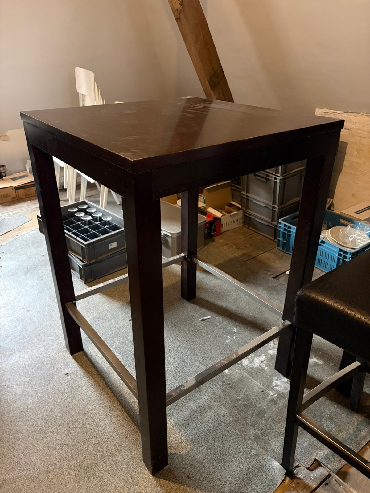 Hoge tafels en stoelen, Huis en Inrichting, Ophalen, Zo goed als nieuw