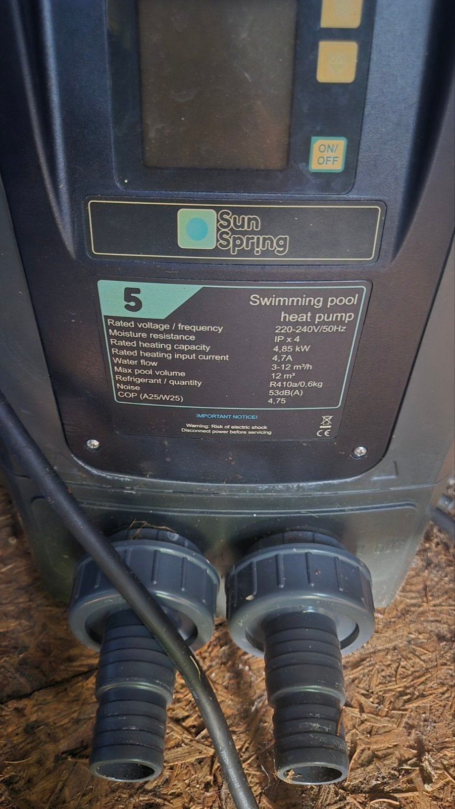 Warmtepomp, Tuin en Terras, Zwembad-toebehoren, Ophalen, Zo goed als nieuw, Verwarming