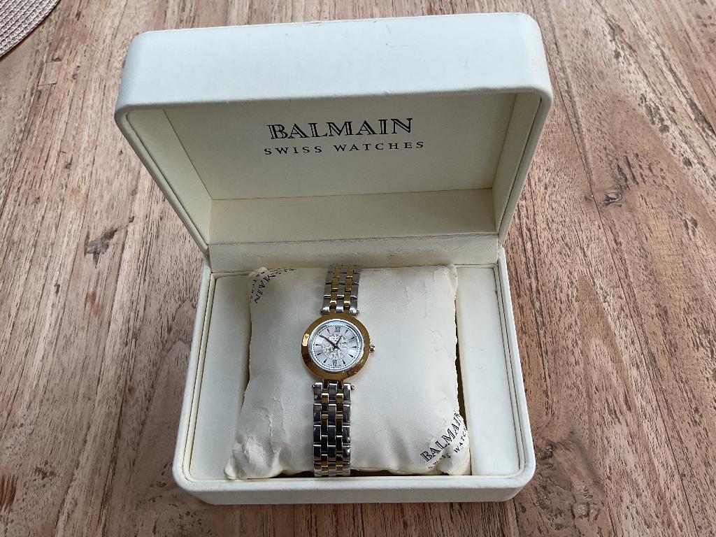 Horloge Balmain in box, Handtassen en Accessoires, Ophalen, Zo goed als nieuw, Polshorloge