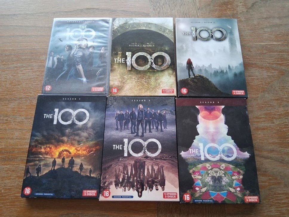 The 100, seizoen 1-6 op dvd, Cd's en Dvd's, Dvd's | Tv en Series, Vanaf 16 jaar, Science Fiction en Fantasy, Frans, Ophalen of Verzenden