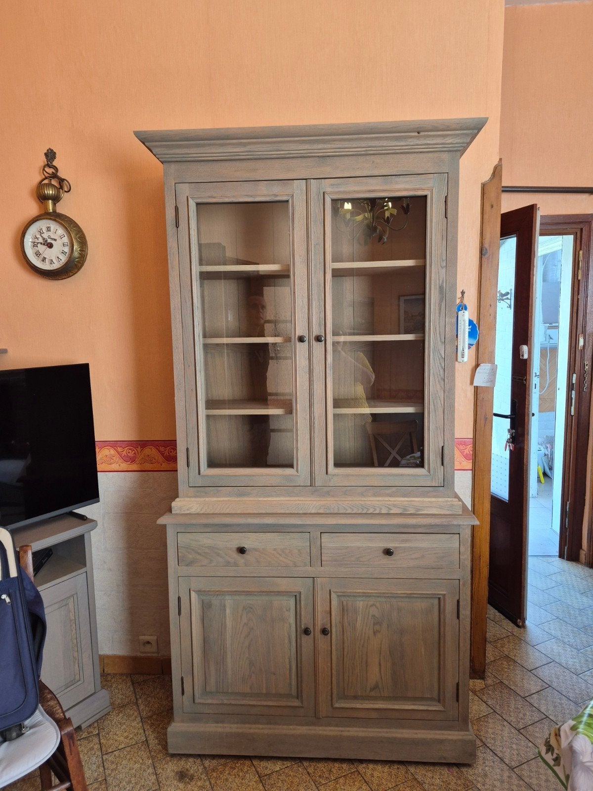 vitrine 450 euros, Maison & Meubles, Armoires | Buffets, Enlèvement