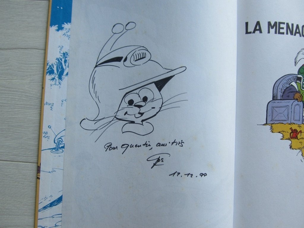 Le scrameustache 8 : La menace des Kromoks - dédicacée, Enlèvement ou Envoi, Une BD, Gos., Comme neuf