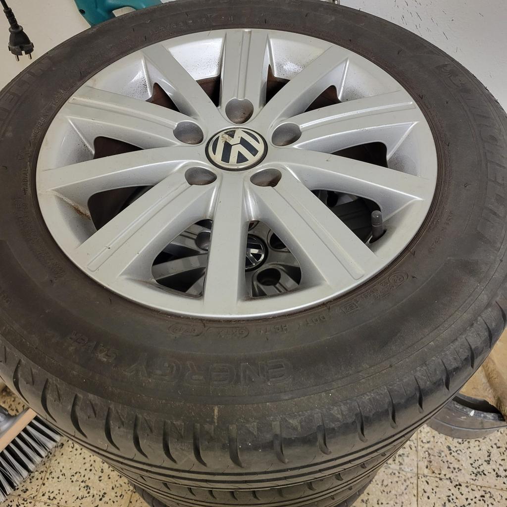 Zomerbanden met aluminiumvelgen voor Volkswagen, Auto-onderdelen, Banden en Velgen, Ophalen, Zomerbanden, Band(en)