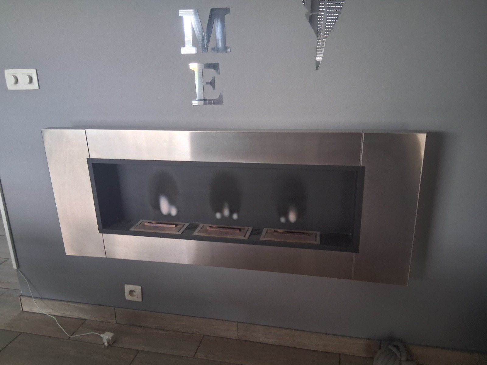 Moderne bio-ethanol haard - RVS design, Ophalen