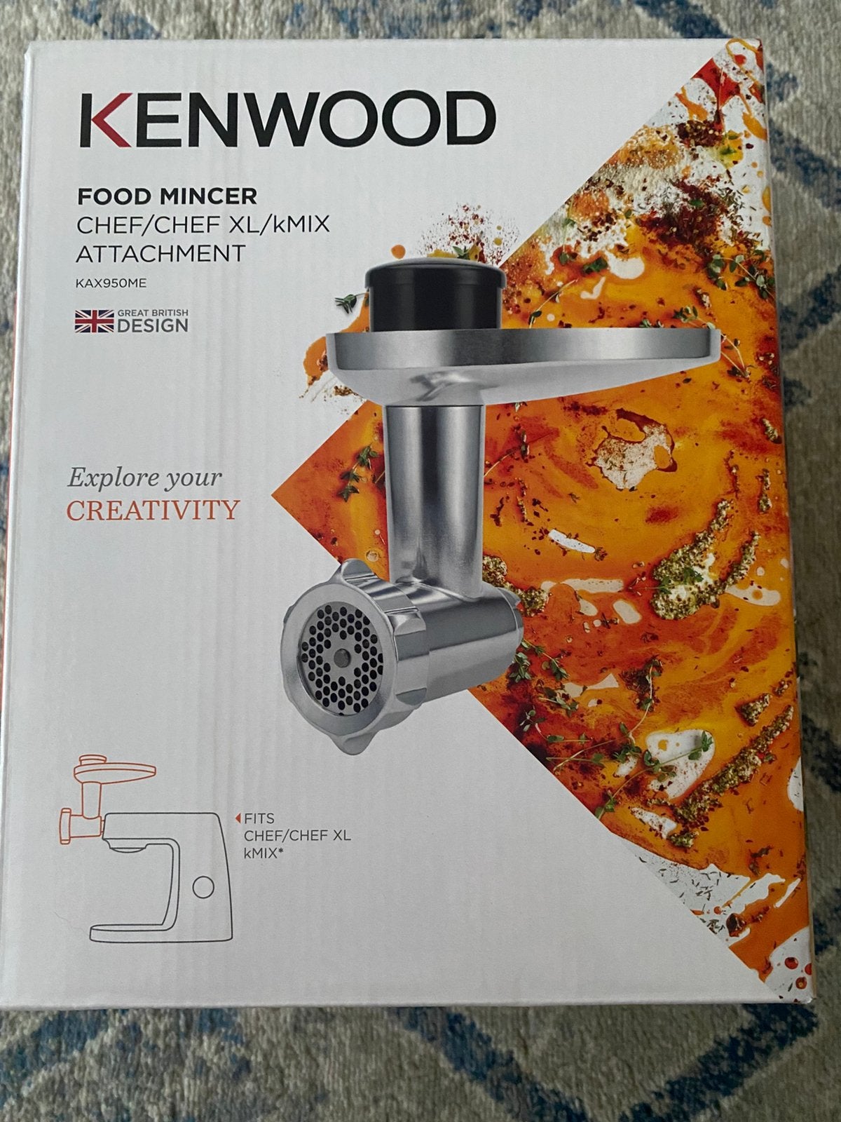 Kenwood Chef XL Chopper, Elektronische apparatuur, Keukenmixers, Ophalen of Verzenden, Nieuw