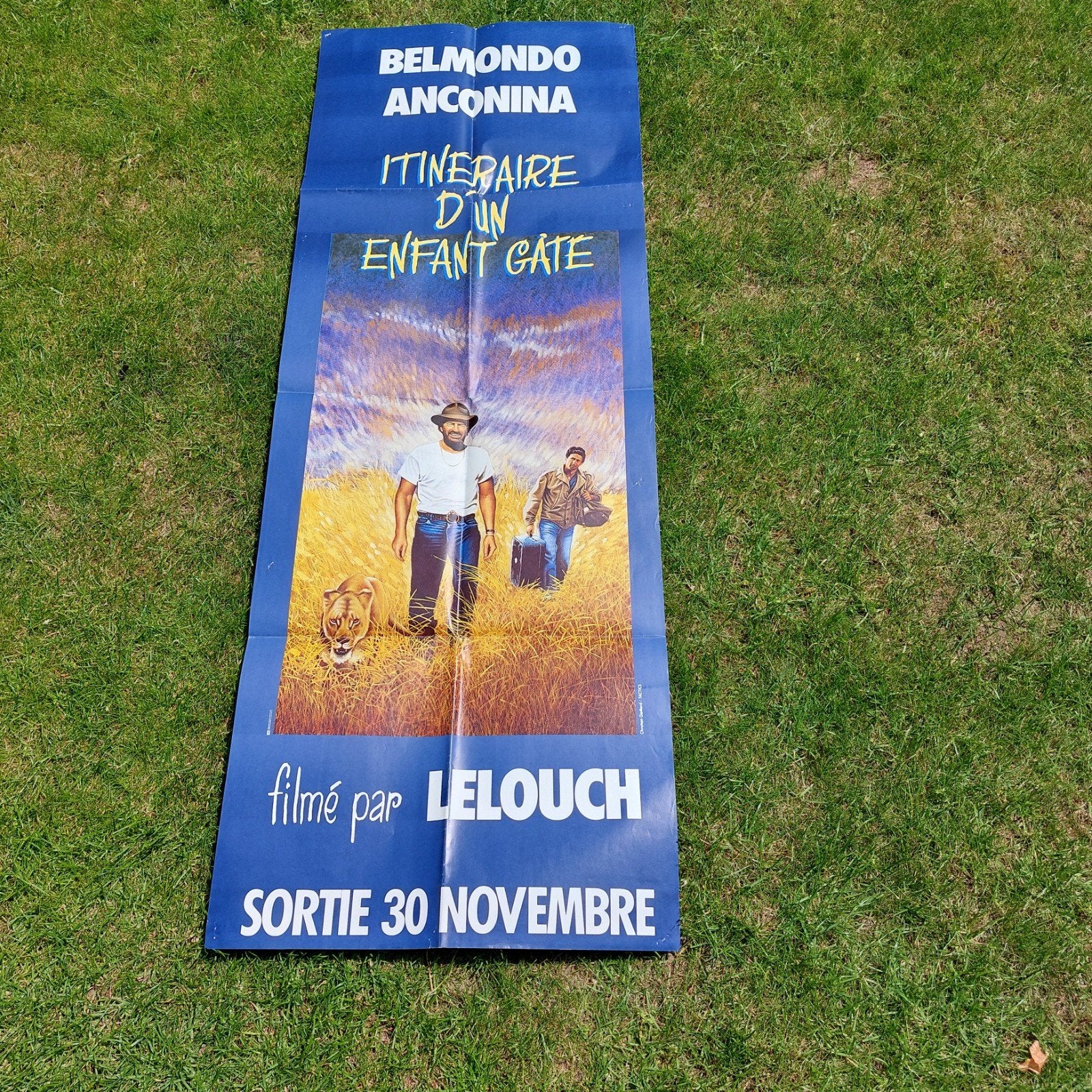 Oude filmposter : Belmondo/Anconina, Ophalen of Verzenden