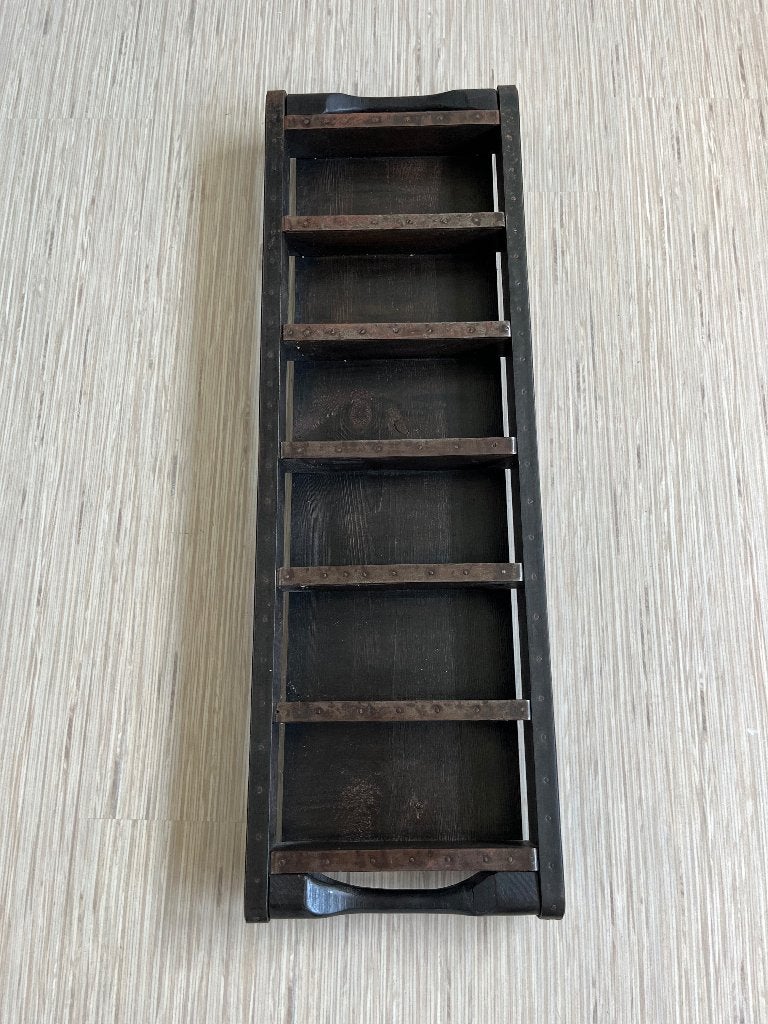 Houten bakstenen mal als wandrek of tafelversiering, Antiek en Kunst, Ophalen