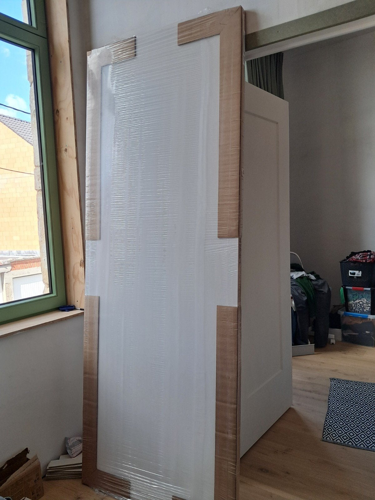 2 deurbladen, Maison & Meubles, Accessoires pour la Maison | Paravents d'intérieur, Enlèvement, Neuf