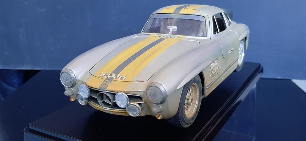 Mercedes 300 SL rally uniek model 1/18, Ophalen of Verzenden