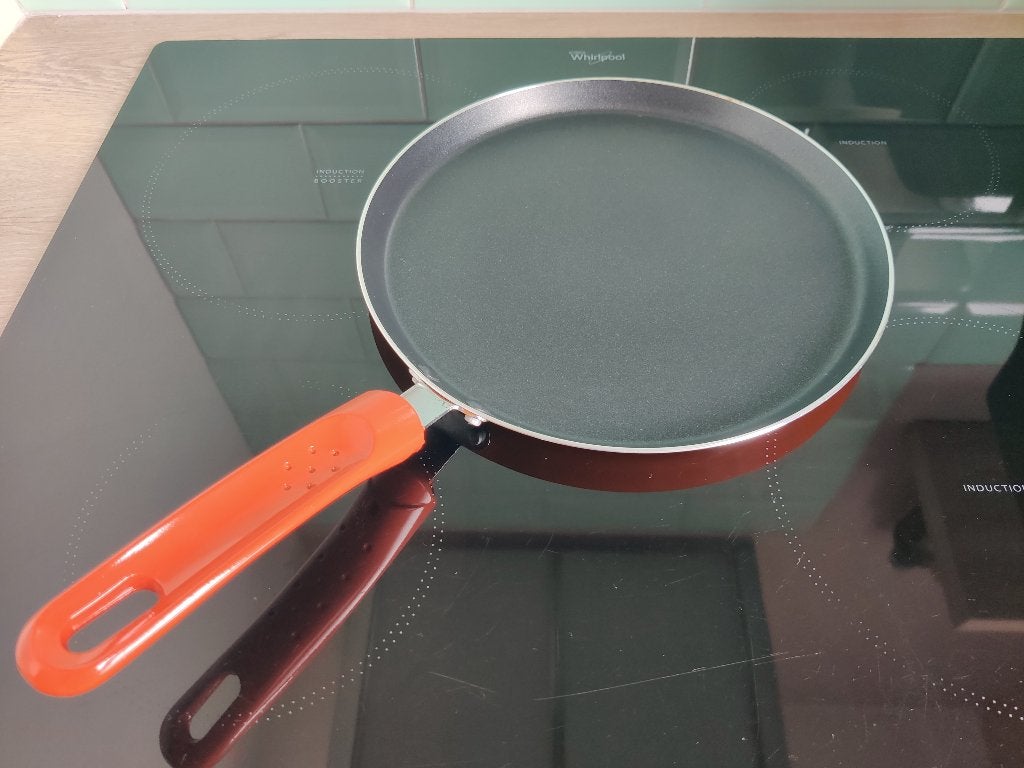 Pannenkoekenpan diameter 25 cm, Maison & Meubles, Cuisine | Casseroles & Poêles, Enlèvement, Neuf, Aluminium, Poêle à crêpes
