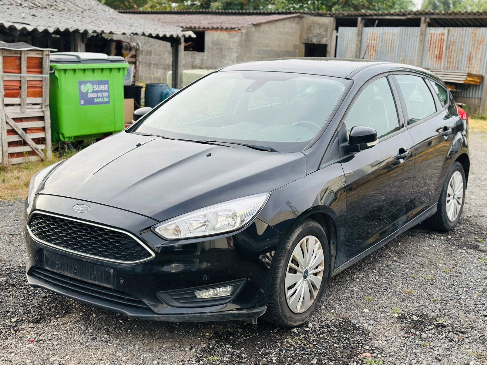 Ford Focus 1.0 Benzine Motor Defect, Focus, 4 deurs, Stof, Zwart