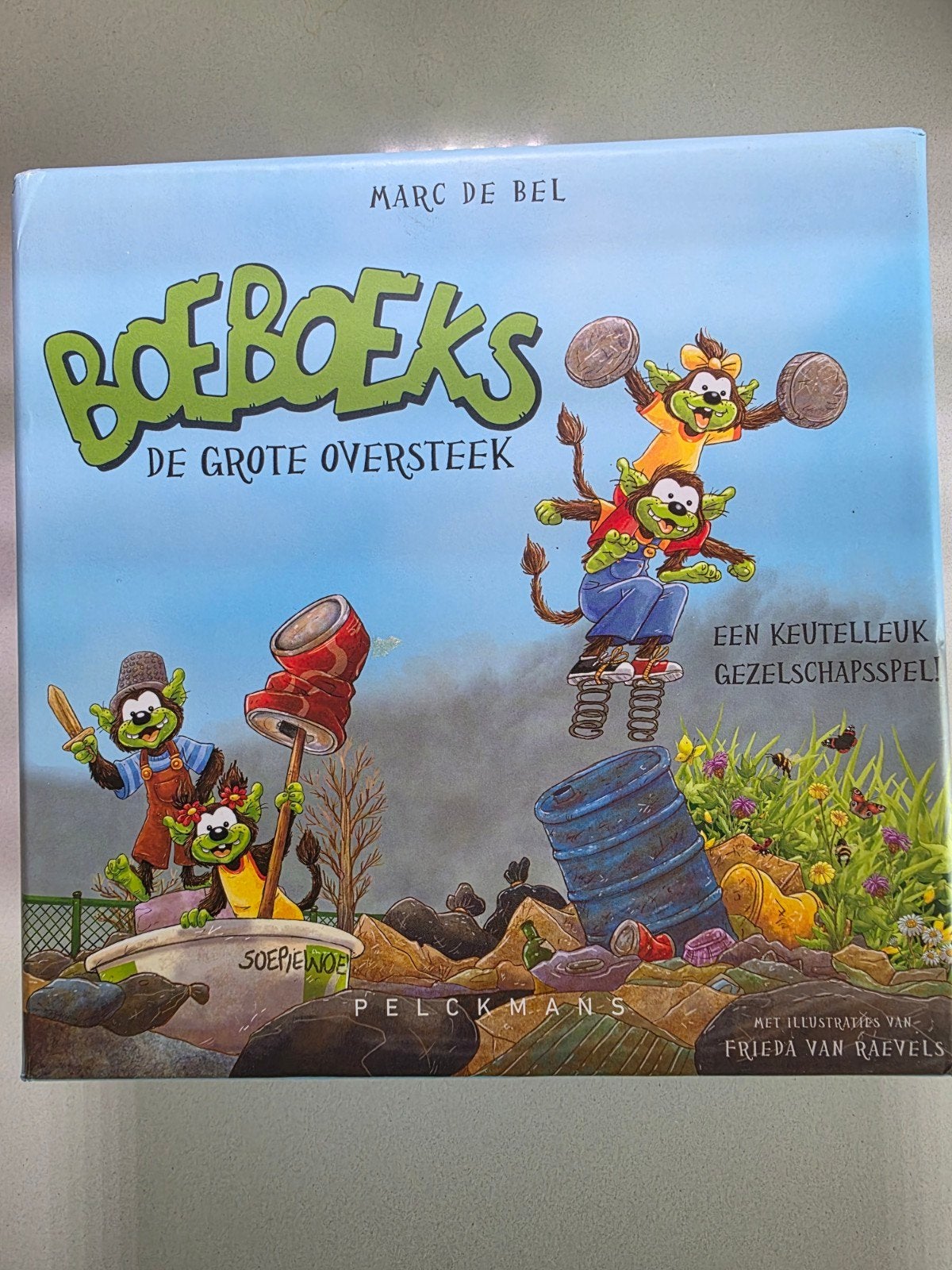 Gezelschapsspel Boeboeks de grote oversteek, Ophalen, Nieuw, Pelckmans