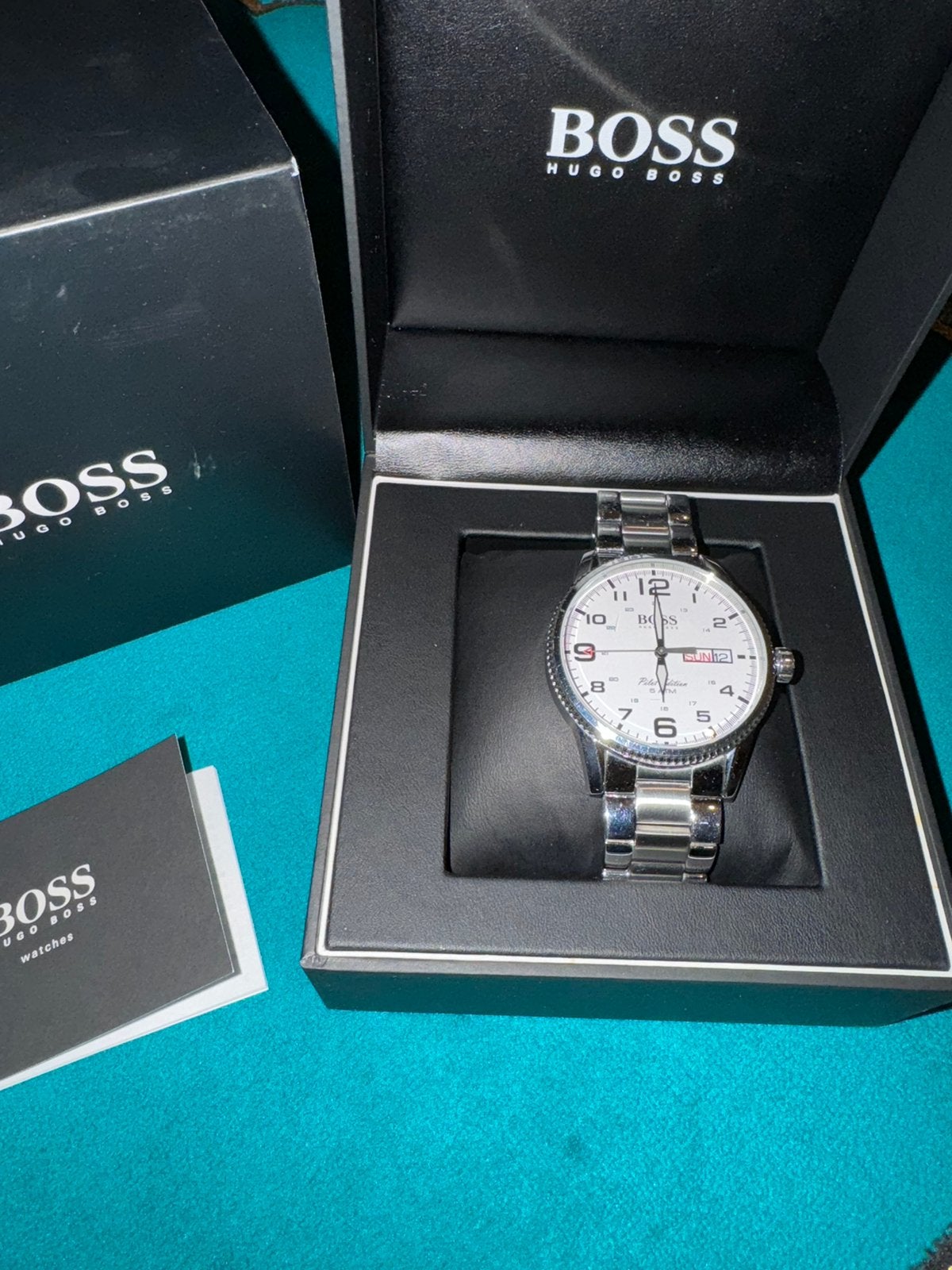 Hugo Boss uurwerk, Handtassen en Accessoires, Horloges | Heren, Ophalen, Gebruikt