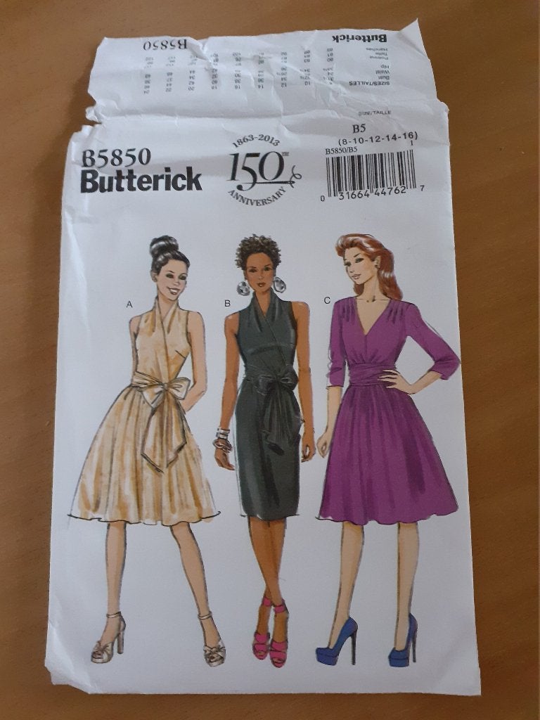 Naaipatroon Butterick 5850, Hobby & Loisirs créatifs, Patrons de vêtements, Neuf, Autres marques, Enlèvement ou Envoi, Autres types