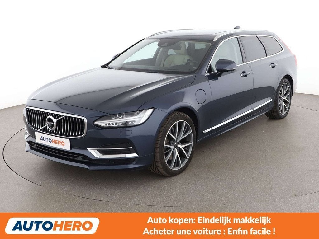 Volvo V90 2.0 T8 Plug-in Hybrid Inscription AWD, Autos, Volvo, Cuir, Achat, V90, 5 portes