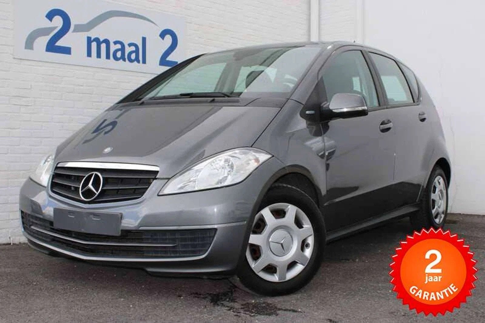 Mercedes-Benz A-CLASS 160 Airco / inclusief 2 JAAR garantie!, Auto's, Zwart, 95 pk, 1 kg, Bedrijf