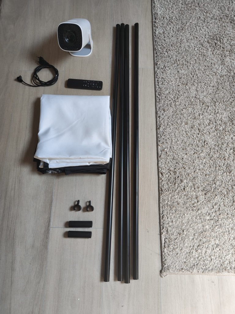 LUMISTAR Pro Mini Beamer + projectiescherm 200cm x 120cm, Ophalen, LUMISTAR, Zo goed als nieuw, Overige technologie