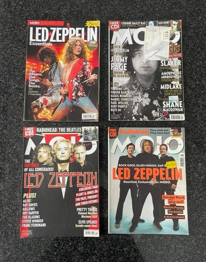MOJO: LED ZEPPELIN 2007 MAGAZINES, Enlèvement, Comme neuf