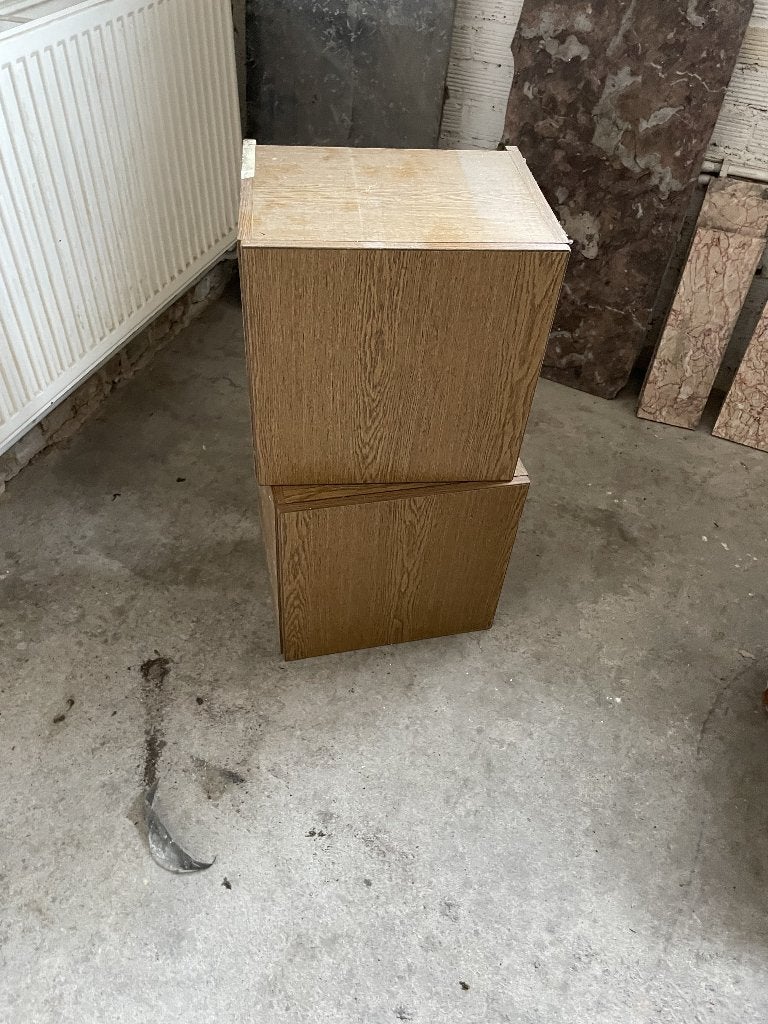 kasten, Huis en Inrichting, Ophalen, Minder dan 50 cm, Gebruikt, Hout