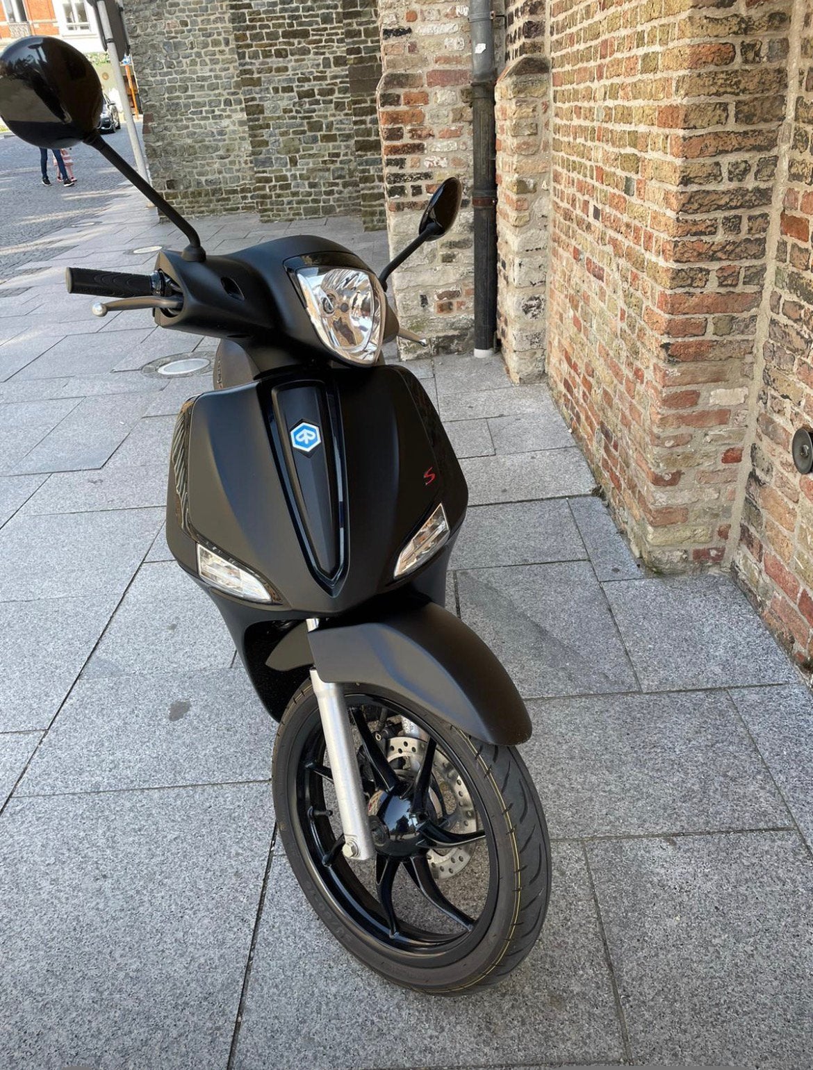 Scooter Piaggio Liberty S 45km/u mat zwart, Ophalen, Zo goed als nieuw, Piaggio