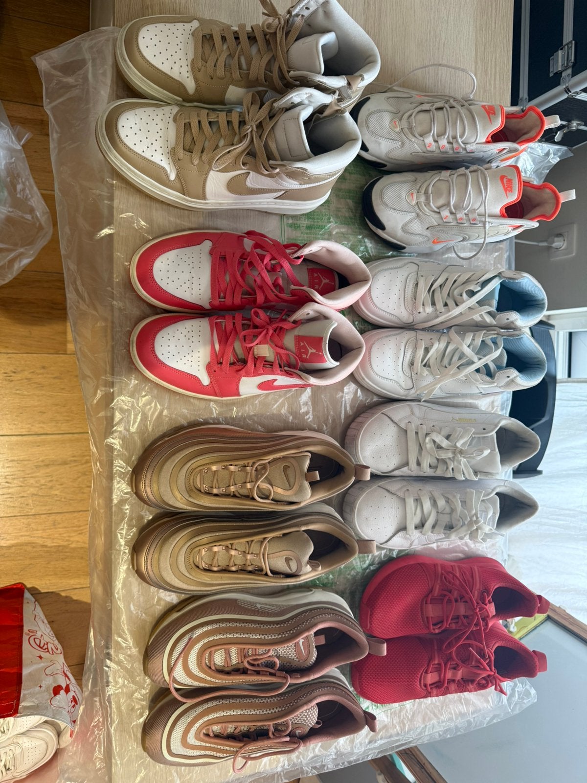 Sneakers van Nike, Jordan, Adidas en Air Max — Maat 40,5, Kleding | Heren, Ophalen, Zo goed als nieuw, Wit
