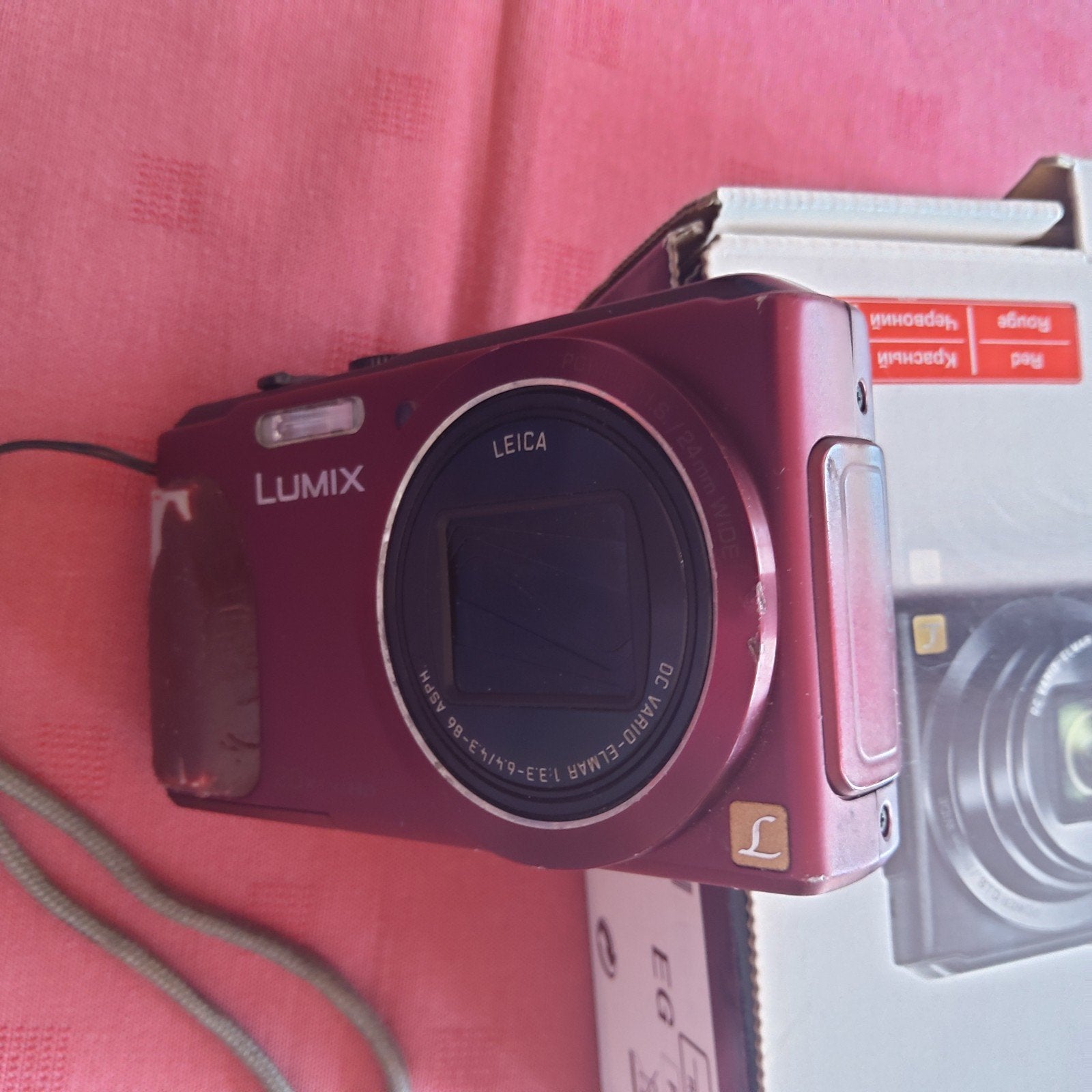 Panasonic Lumix DMC-TZ40. Ongetest. Voor onderdelen., Ophalen of Verzenden, Niet werkend, Cameratas, Panasonic