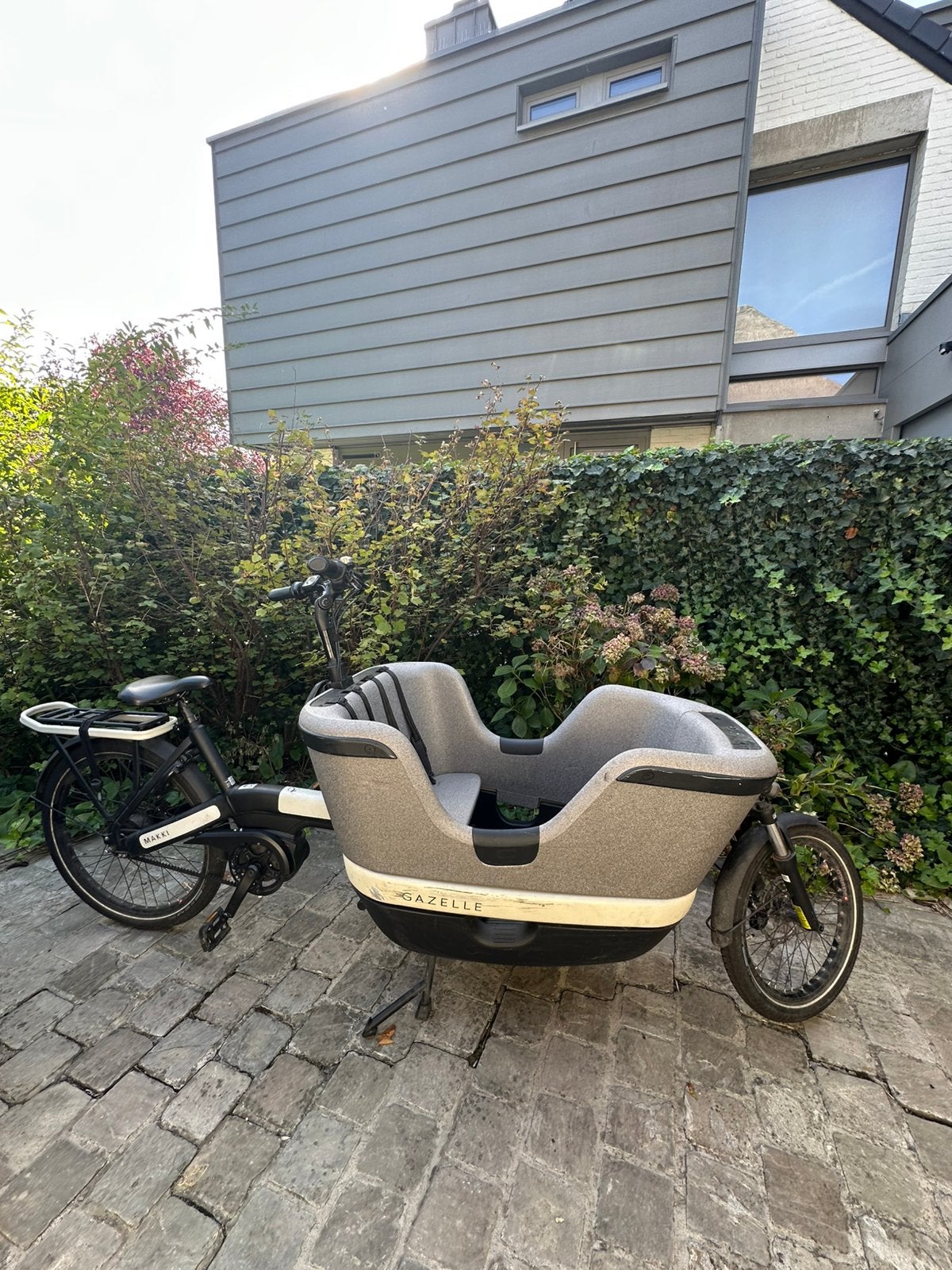 Gazelle Makki Load bakfiets elektrisch, Fietsen en Brommers, Ophalen, Gebruikt, 2 kinderen, Elektrisch