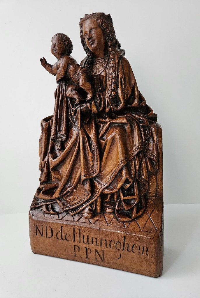Statue, N.D. Hunneghem - 42 cm - Plâtre - 1875, Enlèvement ou Envoi
