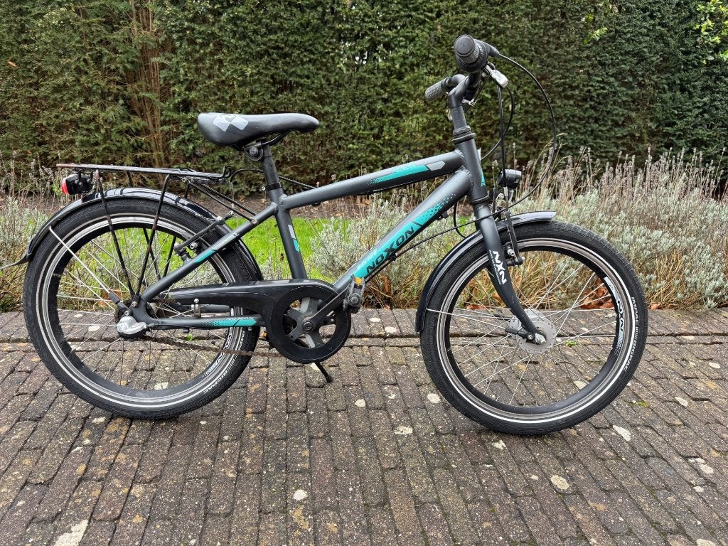 kinderfiets 20" wielen - naafdynamo - 3 naafversnellingen, Fietsen en Brommers, Ophalen, Terugtraprem, Gebruikt, Handrem