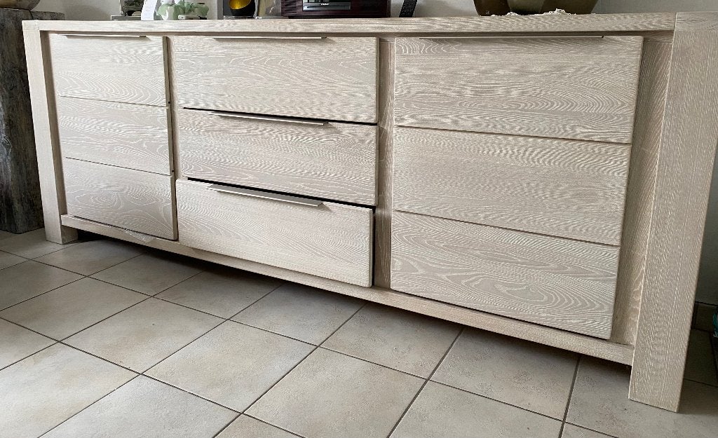 Tijdloze dressoir kast, Huis en Inrichting, Kasten | Dressoirs, Ophalen, Gebruikt, Met deur(en), 200 cm of meer